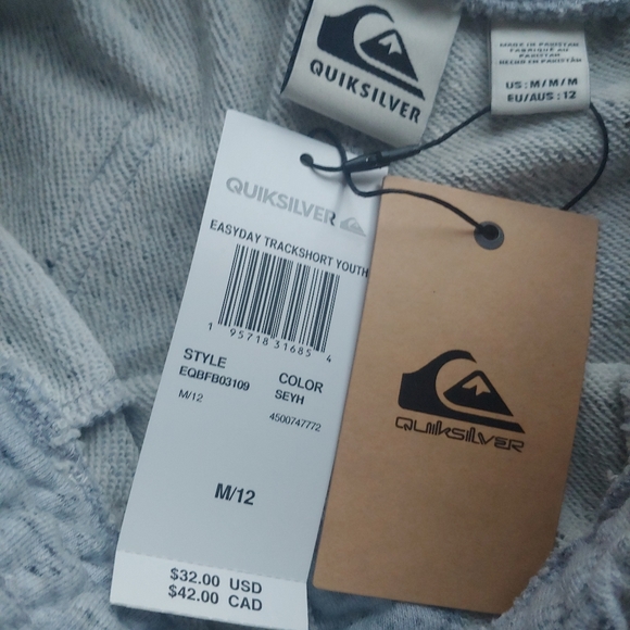 Quiksilver NEW Easy Day Sweat Shorts - Picture 7 of 7